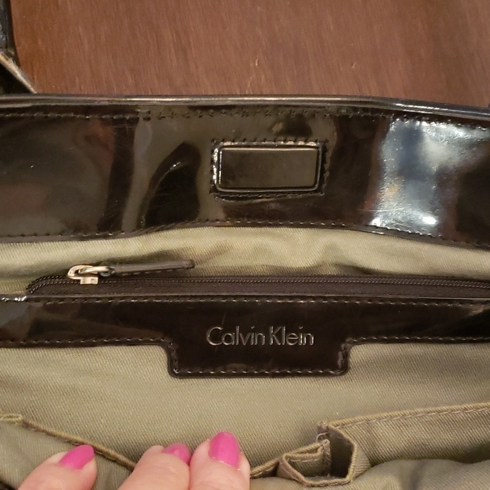 Calvin Klein python print Handbag - Picture 9 of 10